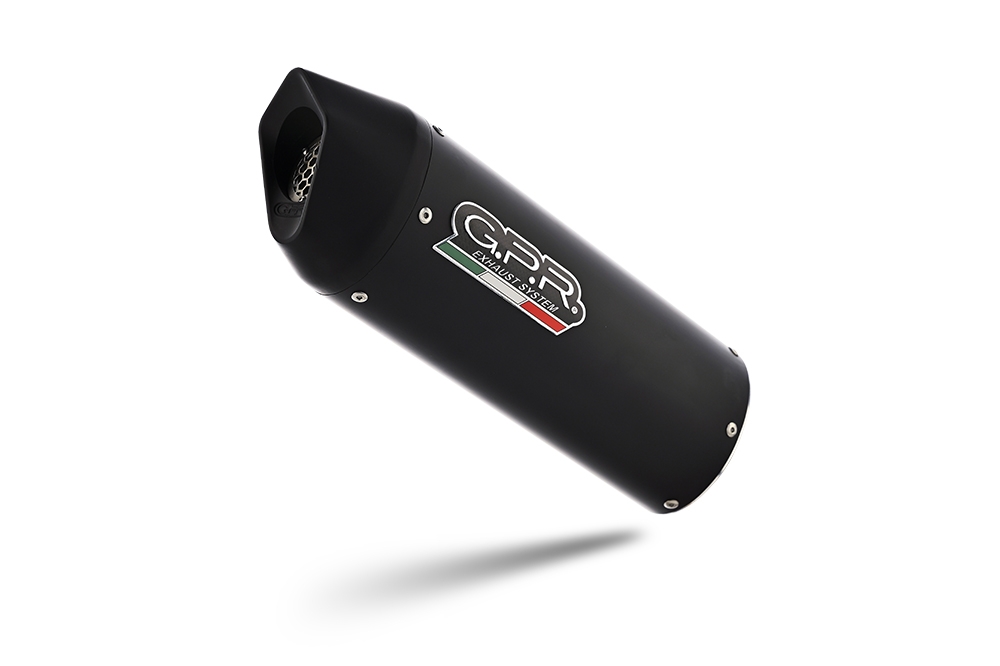 Escape compatível com Yamaha Tracer 9 GT 2021-2024, Furore Evo4 Nero, Escape completo, não legal para países da UE, com db killer removível 
