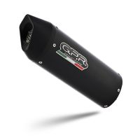 Escape compatível com Yamaha Tracer 9 GT 2021-2024, Furore Evo4 Nero, Escape completo, não legal para países da UE, com db killer removível 
