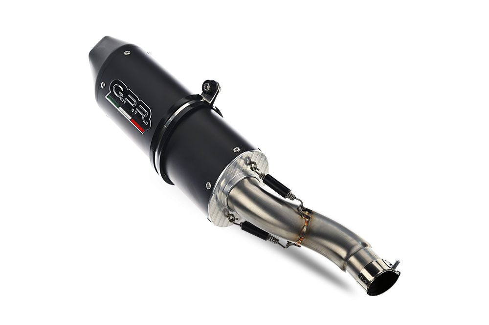 Escape compatível com Yamaha Yzf R1-R1-M 2017-2019, Furore Nero, Sistema racing semi-completo, escape com tubos de ligação, artigo sem homologação 