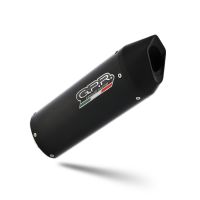 Escape compatível com Moto Guzzi V85 TT 2021-2024, Furore Nero, Sistema racing Silencioso com tubo de ligação 