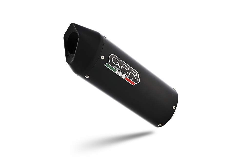 Escape compatível com Suzuki Gsx-S 750 2017 2017-2020, Furore Nero, Sistema racing Silencioso com tubo de ligação 