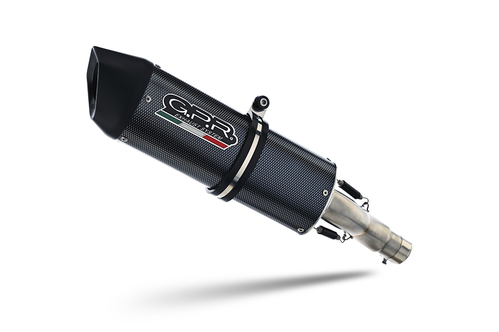 Escape compatível com Benelli Bn 302 S 2017-2024, Furore Evo4 Poppy, Escape legal, homologado, silenciador com db killer removível e tubo de ligação específico 
