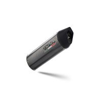 GPR escape compatível com Husqvarna TE 610 E - SM 610 2000-2004, Furore Poppy, Escape homologado semi-completo com db killer removível 