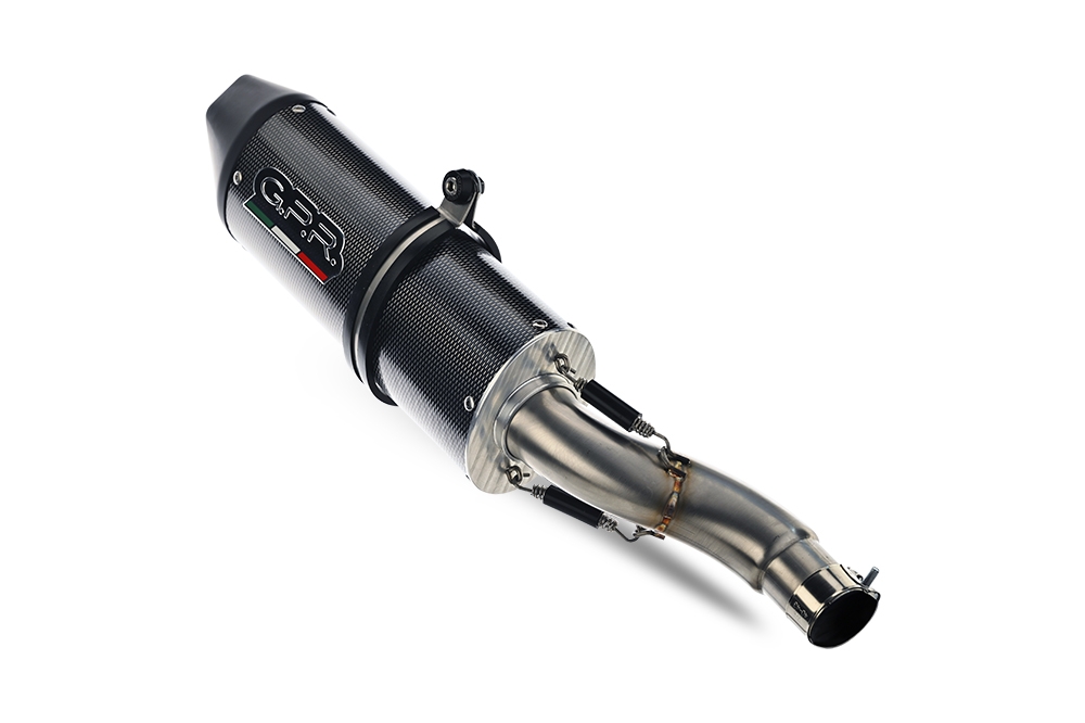 Escape compatível com Royal Enfield Scram 411 2022-2024, Furore Poppy, Sistema homologado, catalisador original será eliminado Silencioso com tubo de ligação 