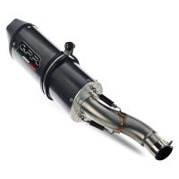Escape compatível com Honda Cbr 1000 Rr 2014-2016, Furore Poppy, Sistema racing Silencioso com tubo de ligação 