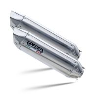 GPR escape compatível com  Yamaha Tdm 900 2002-2014, Furore-X Inox, Par de terminais de exaustão aprovados, com db killer removível, catalisadores e tubo de conexão específico 