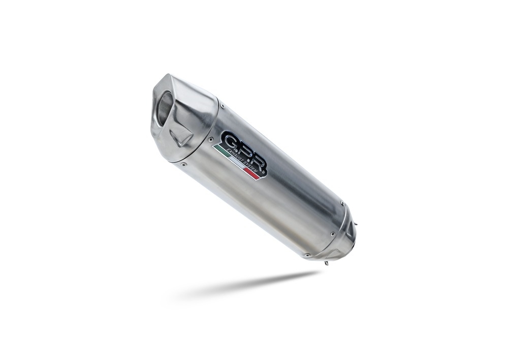 GPR escape compatível com  Yamaha Tenere 700 2019-2020, Furore-X Inox, Escape legal, homologado, silenciador com db killer removível e tubo de ligação específico 