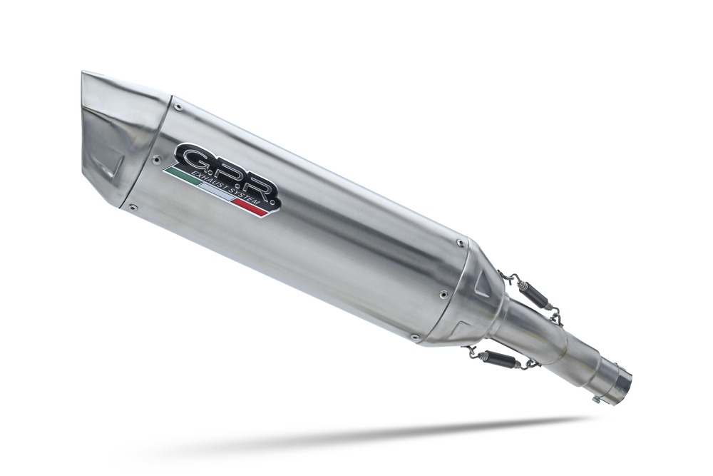 GPR escape compatível com  Yamaha Tenere 700 2019-2020, Furore-X Inox, Escape legal, homologado, silenciador com db killer removível e tubo de ligação específico 