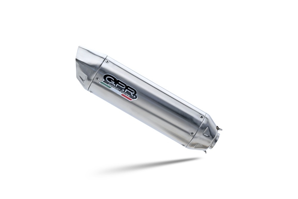 GPR escape compatível com  Yamaha Tenere 700 2019-2020, Furore-X Inox, Escape legal, homologado, silenciador com db killer removível e tubo de ligação específico 