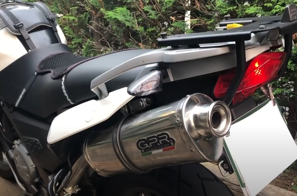 GPR escape compatível com  Bmw G 650 Gs -Sertao 2010-2016, Trioval, Escape legal, homologado, silenciador com db killer removível e tubo de ligação específico 