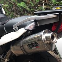 GPR escape compatível com  Bmw G 650 Gs -Sertao 2010-2016, Trioval, Escape legal, homologado, silenciador com db killer removível e tubo de ligação específico 