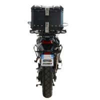 Top case maletas GPR TECH compatível com Voge 625DSX 2024/2026 e5 Top Case Alpi-Tech em alumínio, cor preta com placa específica incluída Capacidade Litros 35