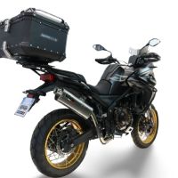 Top case maletas GPR TECH compatível com Voge 625DSX 2024/2026 e5 Top Case Alpi-Tech em alumínio, cor preta com placa específica incluída Capacidade Litros 45