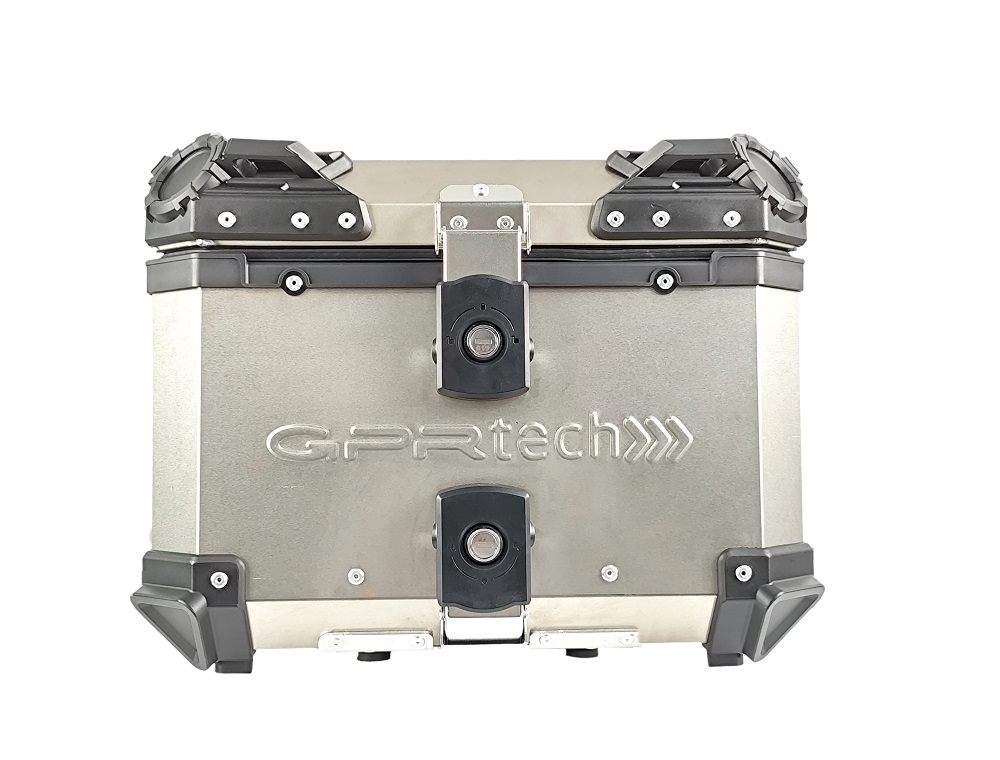 GPR TECH TITÂNIO TOP CASE ALPI-TECH 35 LT. Top Case Alpi-Tech em titânio, cor natural com placa universal incluída Capacidade Litros 35