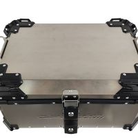 GPR TECH TITÂNIO TOP CASE ALPI-TECH 55 LT. Top Case Alpi-Tech em titânio, cor natural com placa universal incluída Capacidade Litros 55