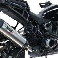 GPR escape compatível com Harley Davidson Pan America 1250 2020-2024, Furore-X Titanio, Escape legal, homologado, silenciador com db killer removível e tubo de ligação específico 