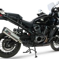 GPR escape compatível com Harley Davidson Pan America 1250 2020-2024, Hyper Dual Black Titanium, Escape legal, homologado, silenciador com db killer removível e tubo de ligação específico 