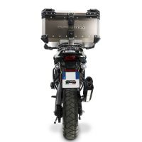 GPR escape compatível com Harley Davidson Pan America 1250 2020-2024, Hyper Sonic Black Titanium, Escape legal, homologado, silenciador com db killer removível e tubo de ligação específico 