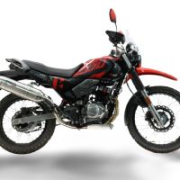GPR escape compatível com Hero Xpulse 200 4V 2021-2024, Furore-X Inox, Escape racing linha completa, silencioso mais coletor com dbkiller, não homologado  