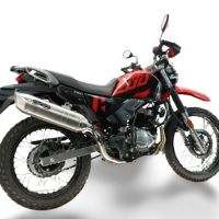 GPR escape compatível com Hero Xpulse 200 4V 2021-2024, Furore-X Inox, Escape racing linha completa, silencioso mais coletor com dbkiller, não homologado  