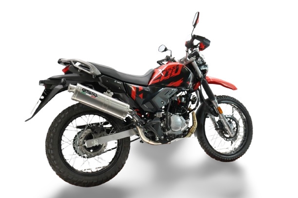 GPR escape compatível com Hero Xpulse 200 4V 2021-2024, Trioval, Sistema homologado,legal, linha completa, incluindo db killer removível mais coletor 