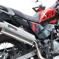 GPR escape compatível com Hero Xpulse 200 4V 2021-2024, Trioval, Sistema homologado,legal, linha completa, incluindo db killer removível mais coletor 