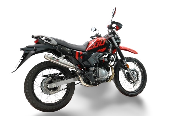GPR escape compatível com Hero Xpulse 200 4V 2025-2026, Deeptone Inox, Escape racing linha completa, silencioso mais coletor com dbkiller, não homologado  