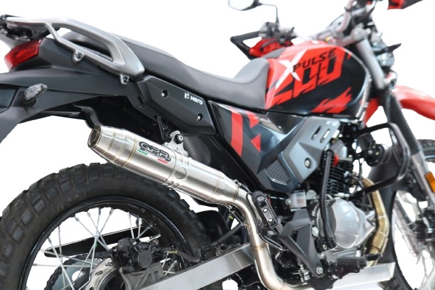 GPR escape compatível com Hero Xpulse 200 4V 2025-2026, Deeptone Inox, Escape racing linha completa, silencioso mais coletor com dbkiller, não homologado  