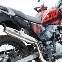 GPR escape compatível com Hero Xpulse 200 4V 2025-2026, Deeptone Inox, Escape racing linha completa, silencioso mais coletor com dbkiller, não homologado  