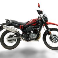 GPR escape compatível com Hero Xpulse 200 4V 2021-2024, Satinox , Escape completo, não legal para países da UE, com db killer removível 