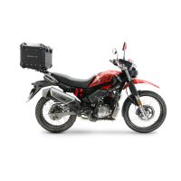 Top case maletas GPR TECH compatível com Hero Xpulse 200 BS6 4V 2021/2024 E5 Top Case Alpi-Tech em alumínio, cor preta com placa específica incluída Capacidade Litros 35