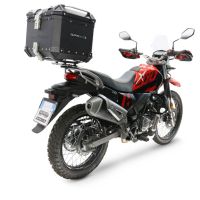 Top case maletas GPR TECH compatível com Hero Xpulse 200 4V 2025/2026 E5 plus Top Case Alpi-Tech em alumínio, cor preta com placa específica incluída Capacidade Litros 35