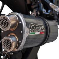 Escape compatível com Honda XL750 TRANSALP 750 2023-2025, Dual Poppy, Escape legal, homologado, silenciador com db killer removível e tubo de ligação específico 