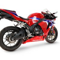 GPR escape compatível com Honda Cbr 600 Rr  2007-2023, M3 Black Titanium, Escape racing linha completa, silencioso mais coletor com dbkiller, não homologado  
