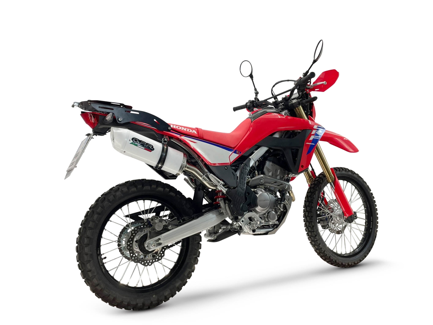 GPR escape compatível com Honda Crf 300 L - Rally 2025-2026, Albus Ceramic, Escapamento Racing, silenciador com conexão específica e db killer removível 