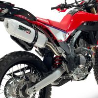 GPR escape compatível com Honda Crf 300 L - Rally 2025-2026, Albus Ceramic, Escapamento Racing, silenciador com conexão específica e db killer removível 