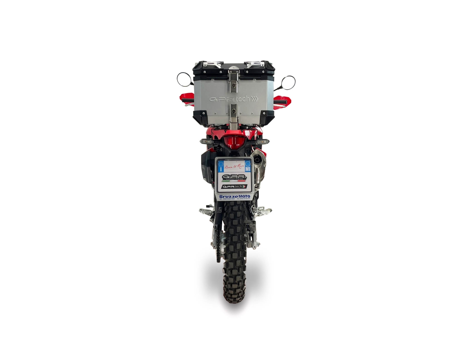 GPR escape compatível com Honda Crf 300 L - Rally 2025-2026, Furore-X Inox, Escape homologado, legal para mercados NÃO europeus, incluindo tubo de ligação e db killer removível 