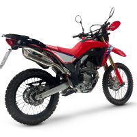 GPR escape compatível com Honda Crf 300 L - Rally 2025-2026, Furore-X Inox, Escape homologado, legal para mercados NÃO europeus, incluindo tubo de ligação e db killer removível 