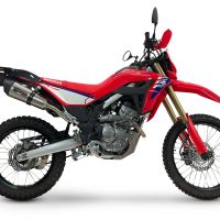 GPR escape compatível com Honda Crf 300 L - Rally 2021-2024, New Grand Prix Evo Titanium, Escapamento Racing, silenciador com conexão específica e db killer removível 