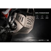GPR TECH compatível com Honda Crf 300 L / Rally 2025/2026 e5 plus Placa antiderrapante de titânio 