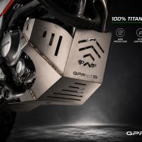 GPR TECH compatível com Honda Crf 300 L / Rally 2025/2026 e5 plus Placa antiderrapante de titânio 