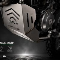 GPR TECH compatível com Honda Crf 300 L / Rally 2025/2026 e5 plus Placa antiderrapante de titânio 