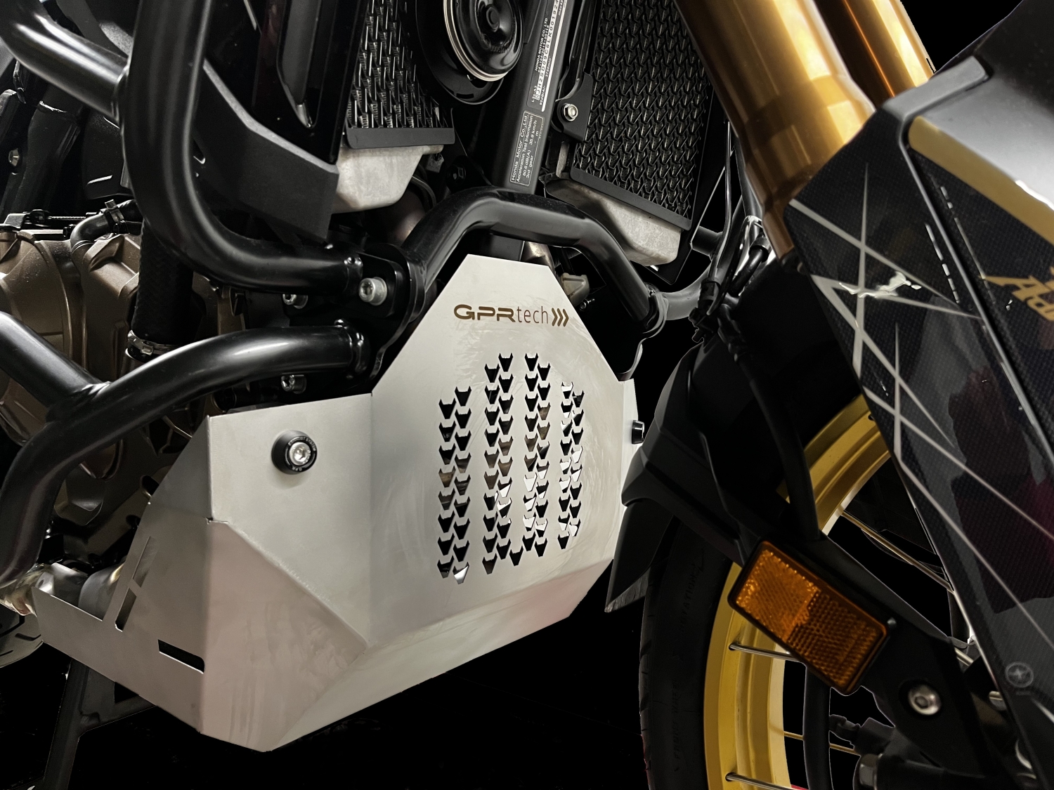 GPR TECH compatível com Honda Crf 1100 L Africa Twin Adventure Sport 2024/2026 e5 plus Placa antiderrapante de titânio 