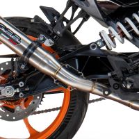 Escape compatível com Husqvarna Vitpilen 250 2024-2025, Deeptone Inox, Escape legal, homologado, silenciador com db killer removível e tubo de ligação específico 