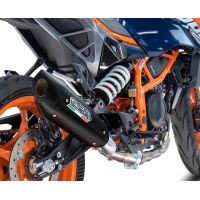 GPR escape compatível com Husqvarna Vitpilen 401 2024-2025, GP-Revo Black Titanium, Escape legal, homologado, silenciador com db killer removível e tubo de ligação específico 