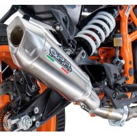 GPR escape compatível com Ducati Multistrada 1260 2018-2020, GP-Revo Titanium, Escape legal, homologado, silenciador com db killer removível e tubo de ligação específico 
