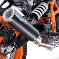 Escape compatível com Husqvarna Vitpilen 250 2024-2025, M3 Black Titanium, Escape legal, homologado, silenciador com db killer removível e tubo de ligação específico 