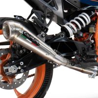 Escape compatível com Husqvarna Svartpilen 125 2024-2025, Powercone Evo, Escape legal, homologado, silenciador com db killer removível e tubo de ligação específico 