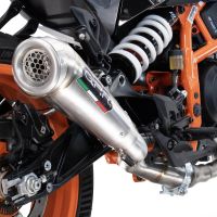 Escape compatível com Husqvarna Svartpilen 125 2024-2025, Powercone Evo, Escape legal, homologado, silenciador com db killer removível e tubo de ligação específico 