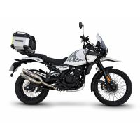 GPR escape compatível com Royal Enfield Guerrilla 450 2024-2025, Deeptone Duplex, Par de silenciosos de escape homologadas, com db killer removível e tubos de ligação específicos 